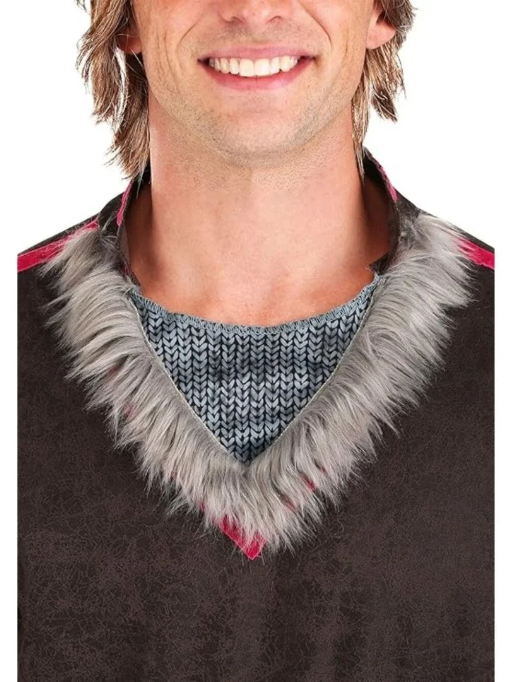 Disney Frozen Kristoff Deluxe Costume Prince Disguise Halloween Adult Mens L/XL